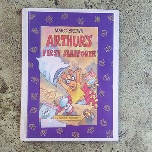 Arthur's First Sleepover Book Marc Brown Children's Picture Book Kindergarten